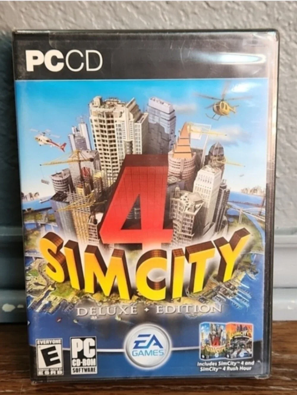 NWT Sim City 4 & Rush Hour Deluxe Edition PC CD-ROM computer game